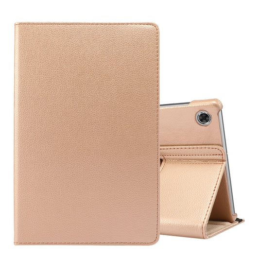 For Lenovo Tab M10 Plus 10.3 360 Degree Rotation Litchi Texture Flip Leather Case with Holder(Gold) by buy2fix
