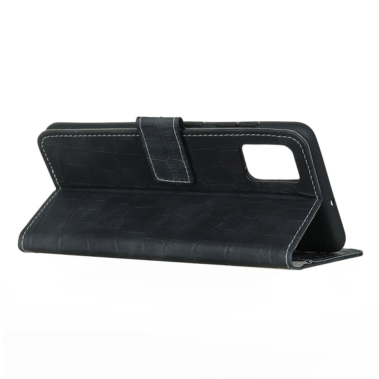 For OPPO Find X3 / X3 Pro Crocodile Texture Horizontal Flip Leather Case with Holder & Card Slots & Wallet(Black) by buy2fix