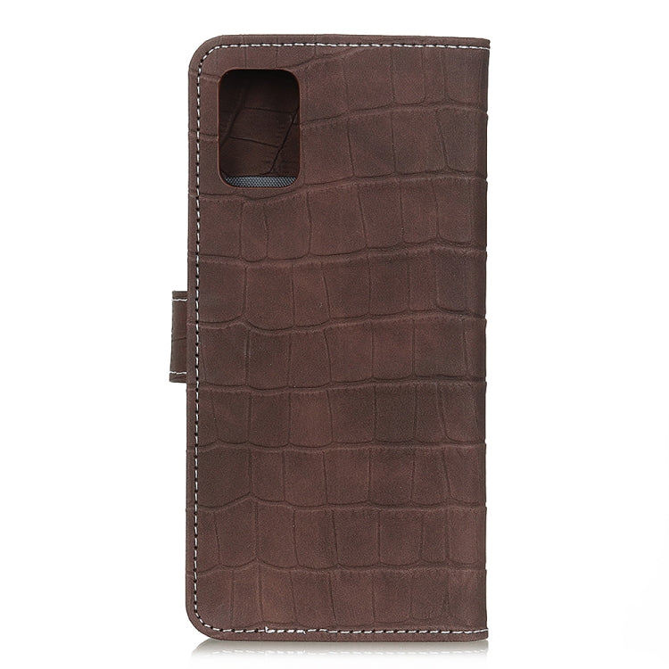 For OPPO Find X3 / X3 Pro Crocodile Texture Horizontal Flip Leather Case with Holder & Card Slots & Wallet(Brown) by buy2fix