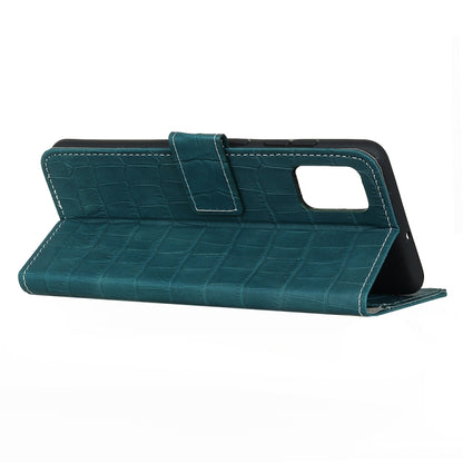 For OPPO Find X3 / X3 Pro Crocodile Texture Horizontal Flip Leather Case with Holder & Card Slots & Wallet(Green) by buy2fix