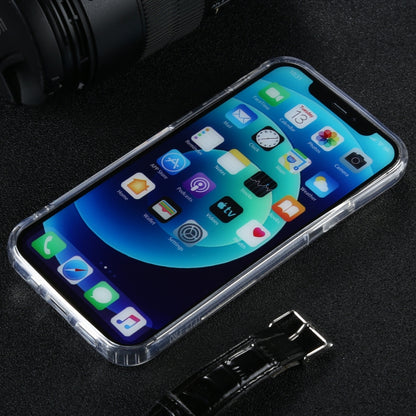 For iPhone 12 / 12 Pro Four-corner Shockproof Transparent TPU + PC Protective Case by buy2fix