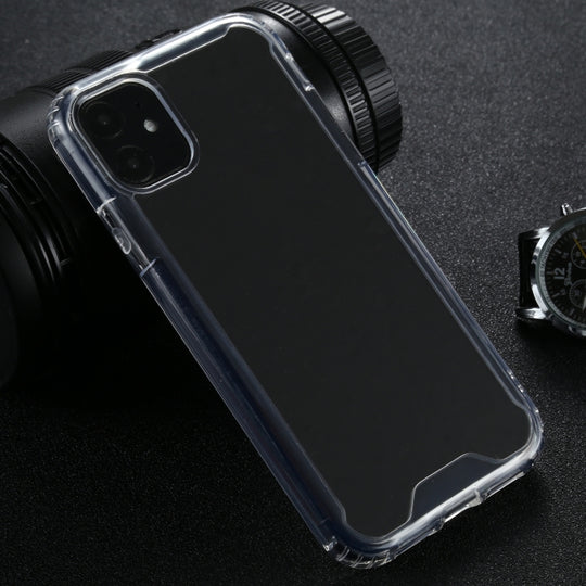 For iPhone 11 Four-corner Shockproof Transparent TPU + PC Protective Case