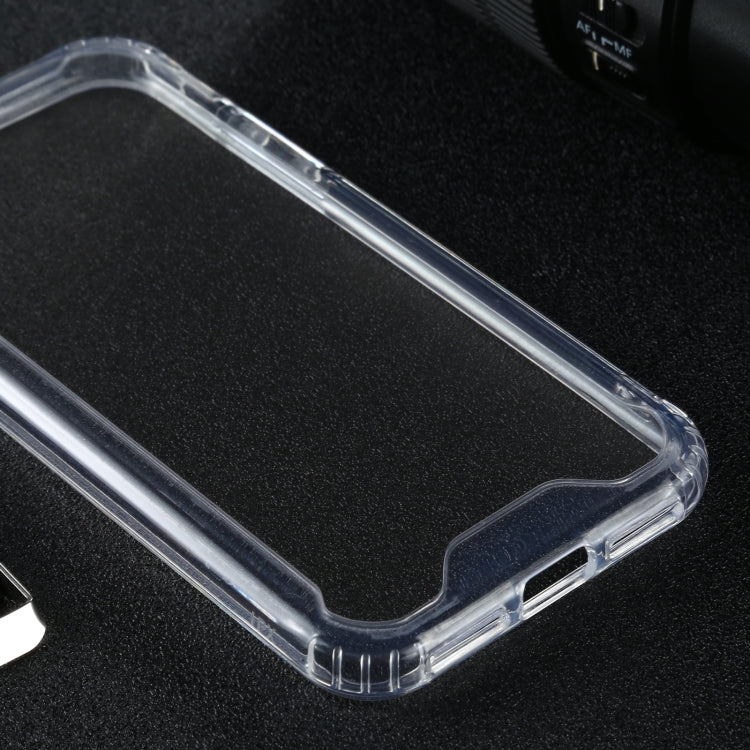 For iPhone X / XS Four-corner Shockproof Transparent TPU + PC Protective Case by buy2fix