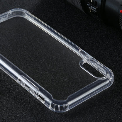For iPhone X / XS Four-corner Shockproof Transparent TPU + PC Protective Case by buy2fix