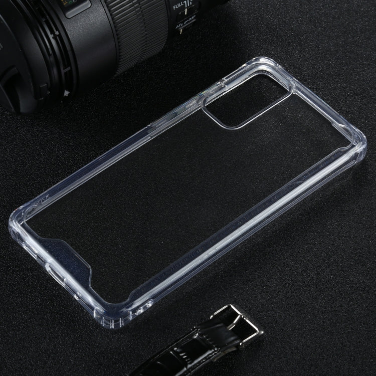 For Samsung Galaxy S20 FE 5G Four-corner Shockproof Transparent TPU + PC Protective Case by buy2fix