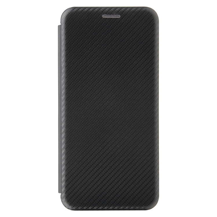 For Samsung Galaxy A32 4G Carbon Fiber Texture Horizontal Flip TPU + PC + PU Leather Case with Card Slot(Black) by buy2fix