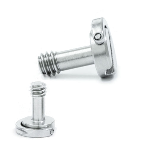 BEXIN LS095 2 pièces vis à anneau en D support de plaque de caméra vis à dégagement rapide 1/4 pouces