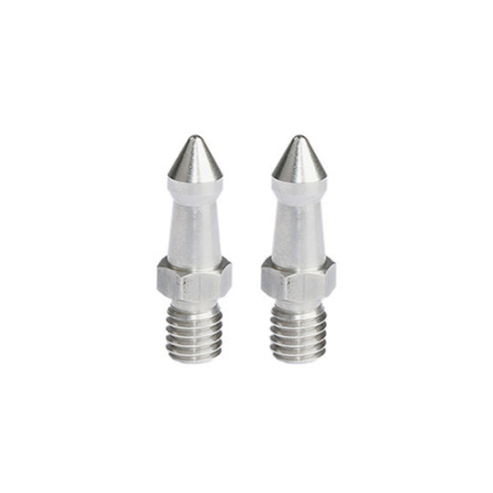 BEXIN LS006 2 pièces vis de pieds en acier inoxydable M8 pouces pour trépied SLR
