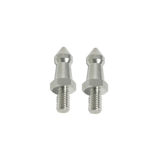 BEXIN LS090 2 pièces vis de pieds en acier inoxydable 1/4 pouces pour trépied SLR