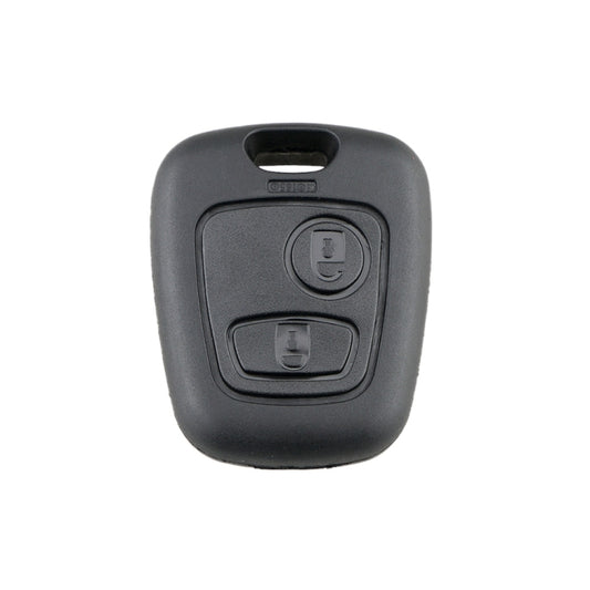 Car Key Case for Peugeot 2-button Straight Board with 206 Socket, without Blade by buy2fix