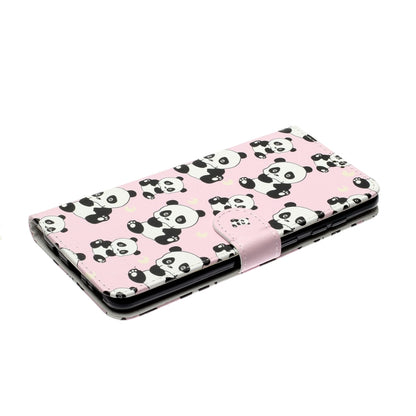 For Samsung Galaxy A52 5G / 4G Oil Embossed Coloured Drawing Pattern Horizontal Flip PU Leather Case with Holder & Card Slots & Wallet(Pandas) by buy2fix