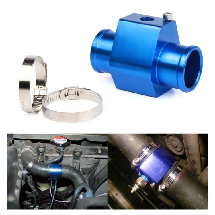 Car Water Temperature Meter Temperature Gauge Joint Pipe Radiator Sensor Adaptor Clamps, Size:38mm(Blue) - In Car by buy2fix | Online Shopping UK | buy2fix