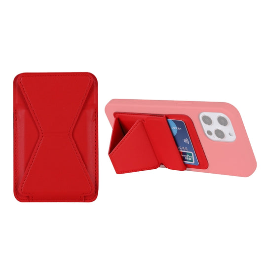 Magsafing Magnetic Folding Stand Leather Wallet Snap-On Card Holder Case Bag for iPhone 12 mini, iPhone 12, iPhone 12 Pro, iPhone 12 Pro Max(Red) by buy2fix