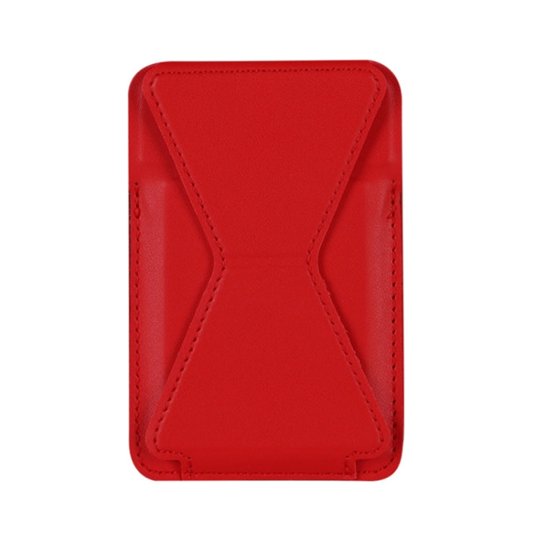 Magsafing Magnetic Folding Stand Leather Wallet Snap-On Card Holder Case Bag for iPhone 12 mini, iPhone 12, iPhone 12 Pro, iPhone 12 Pro Max(Red) by buy2fix
