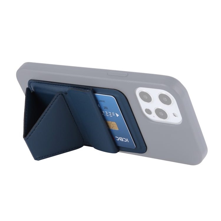 Magsafing Magnetic Folding Stand Leather Wallet Snap-On Card Holder Case Bag for iPhone 12 mini, iPhone 12, iPhone 12 Pro, iPhone 12 Pro Max(Dark Blue) by buy2fix