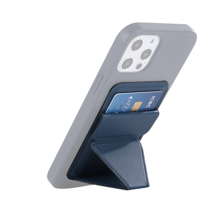 Magsafing Magnetic Folding Stand Leather Wallet Snap-On Card Holder Case Bag for iPhone 12 mini, iPhone 12, iPhone 12 Pro, iPhone 12 Pro Max(Dark Blue) by buy2fix