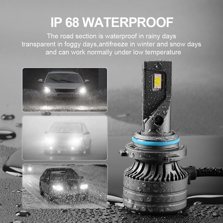 P1 HB4 / 9006 2 PCS DC9-36V / 30W / 6000K / 10000LM IP68 Waterproof Car LED Headlight(Cold White Light) - In Car by buy2fix | Online Shopping UK | buy2fix