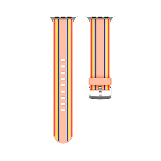 Silicone Replaceable Watch Band For Apple Watch Series 9&8&7 41mm / SE 3&SE 2&6&SE&5&4 40mm / 3&2&1 38mm(15) by buy2fix