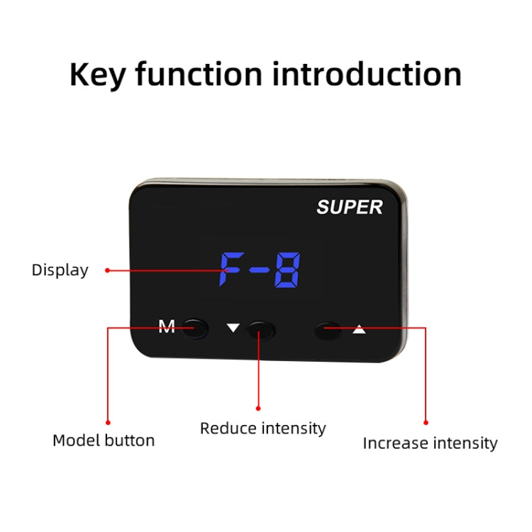 For Toyota Hilux Revo 2016- Car Potent Booster Electronic Throttle Controller - In Car by buy2fix | Online Shopping UK | buy2fix