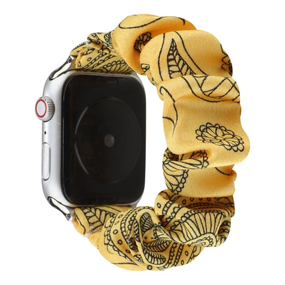 Fabric Hair Ring Watch Band For Apple Watch Ultra 49mm&Watch Ultra 2 49mm / Series 9&8&7 45mm / SE 3&SE 2&6&SE&5&4 44mm / 3&2&1 42mm(2) by buy2fix