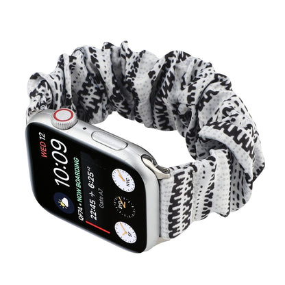 Fabric Hair Ring Watch Band For Apple Watch Ultra 49mm&Watch Ultra 2 49mm / Series 9&8&7 45mm / SE 3&SE 2&6&SE&5&4 44mm / 3&2&1 42mm(8) by buy2fix