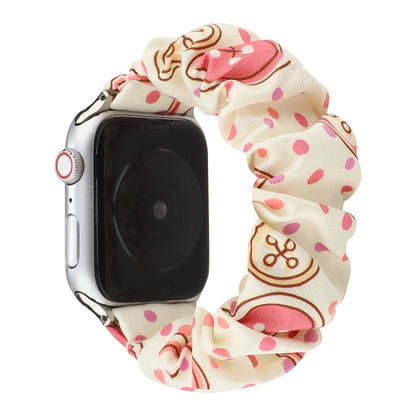 Fabric Hair Ring Watch Band For Apple Watch Ultra 49mm&Watch Ultra 2 49mm / Series 9&8&7 45mm / SE 3&SE 2&6&SE&5&4 44mm / 3&2&1 42mm(9) by buy2fix