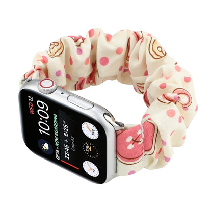 Fabric Hair Ring Watch Band For Apple Watch Ultra 49mm&Watch Ultra 2 49mm / Series 9&8&7 45mm / SE 3&SE 2&6&SE&5&4 44mm / 3&2&1 42mm(9) by buy2fix