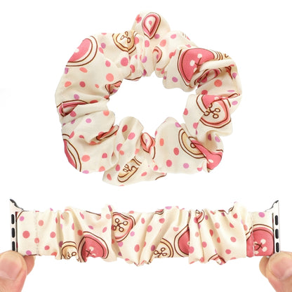 Fabric Hair Ring Watch Band For Apple Watch Ultra 49mm&Watch Ultra 2 49mm / Series 9&8&7 45mm / SE 3&SE 2&6&SE&5&4 44mm / 3&2&1 42mm(9) by buy2fix