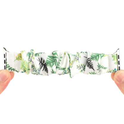 Fabric Hair Ring Watch Band For Apple Watch Series 9&8&7 41mm / SE 3&SE 2&6&SE&5&4 40mm / 3&2&1 38mm(10) by buy2fix