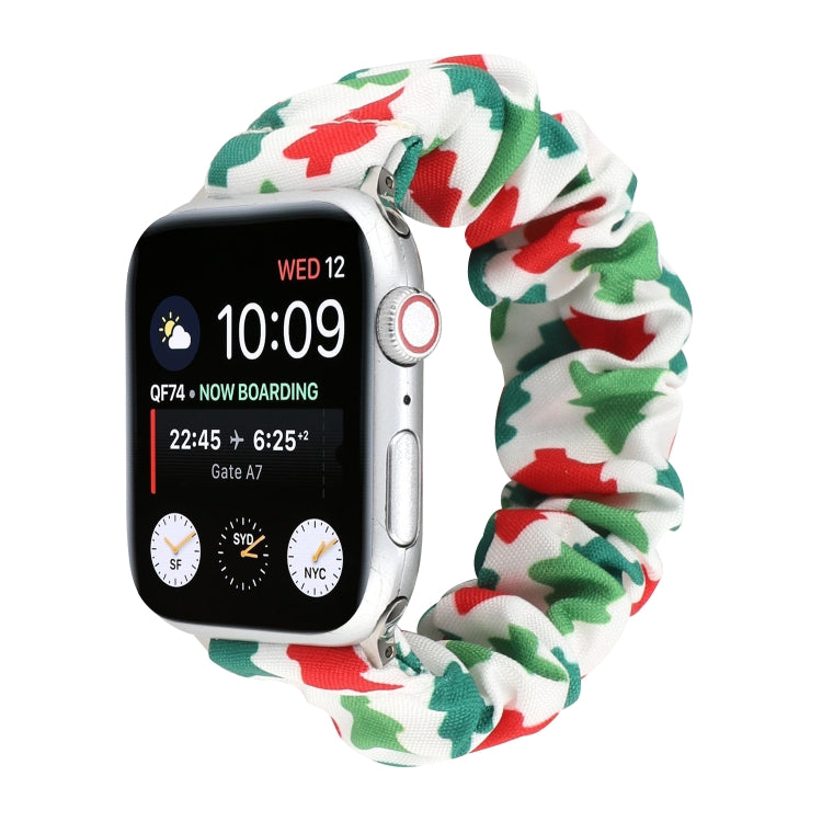 Fabric Hair Ring Watch Band For Apple Watch Ultra 49mm&Watch Ultra 2 49mm / Series 9&8&7 45mm / SE 3&SE 2&6&SE&5&4 44mm / 3&2&1 42mm(9) by buy2fix