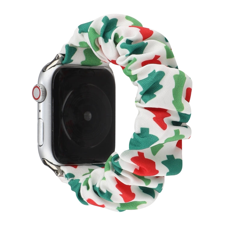 Fabric Hair Ring Watch Band For Apple Watch Ultra 49mm&Watch Ultra 2 49mm / Series 9&8&7 45mm / SE 3&SE 2&6&SE&5&4 44mm / 3&2&1 42mm(9) by buy2fix