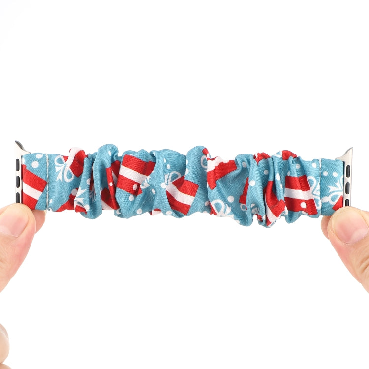 Fabric Hair Ring Watch Band For Apple Watch Series 9&8&7 41mm / SE 3&SE 2&6&SE&5&4 40mm / 3&2&1 38mm(10) by buy2fix