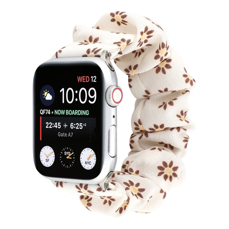 Fabric Hair Ring Watch Band For Apple Watch Ultra 49mm&Watch Ultra 2 49mm / Series 9&8&7 45mm / SE 3&SE 2&6&SE&5&4 44mm / 3&2&1 42mm(3) by buy2fix