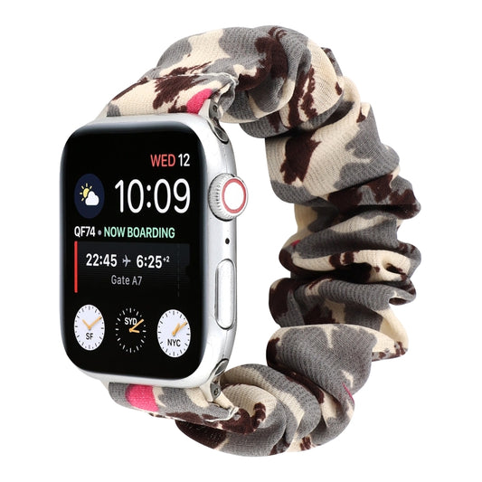 Fabric Hair Ring Watch Band For Apple Watch Ultra 49mm&Watch Ultra 2 49mm / Series 9&8&7 45mm / SE 3&SE 2&6&SE&5&4 44mm / 3&2&1 42mm(6) by buy2fix