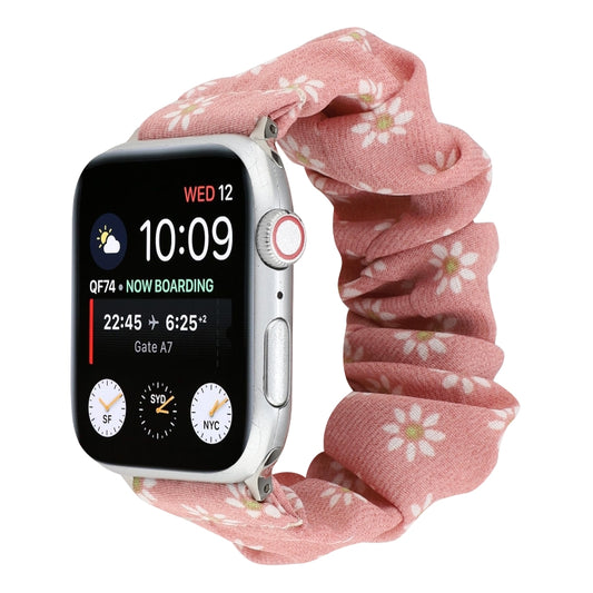 Fabric Hair Ring Watch Band For Apple Watch Ultra 49mm&Watch Ultra 2 49mm / Series 9&8&7 45mm / SE 3&SE 2&6&SE&5&4 44mm / 3&2&1 42mm(7) by buy2fix