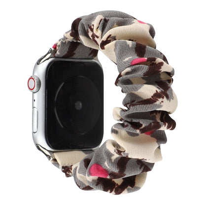 Fabric Hair Ring Watch Band For Apple Watch Series 9&8&7 41mm / SE 3&SE 2&6&SE&5&4 40mm / 3&2&1 38mm(6) by buy2fix