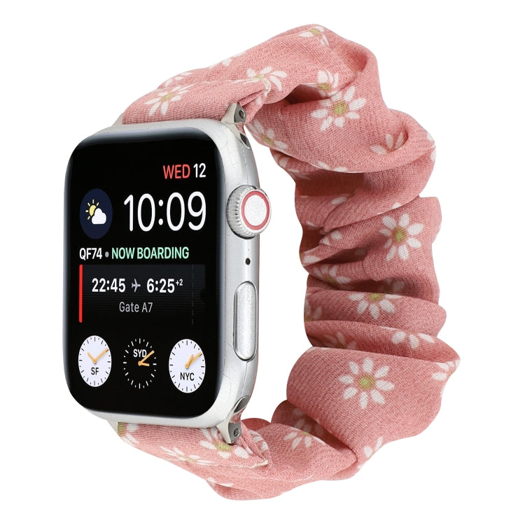 Fabric Hair Ring Watch Band For Apple Watch Series 9&8&7 41mm / SE 3&SE 2&6&SE&5&4 40mm / 3&2&1 38mm(7) by buy2fix