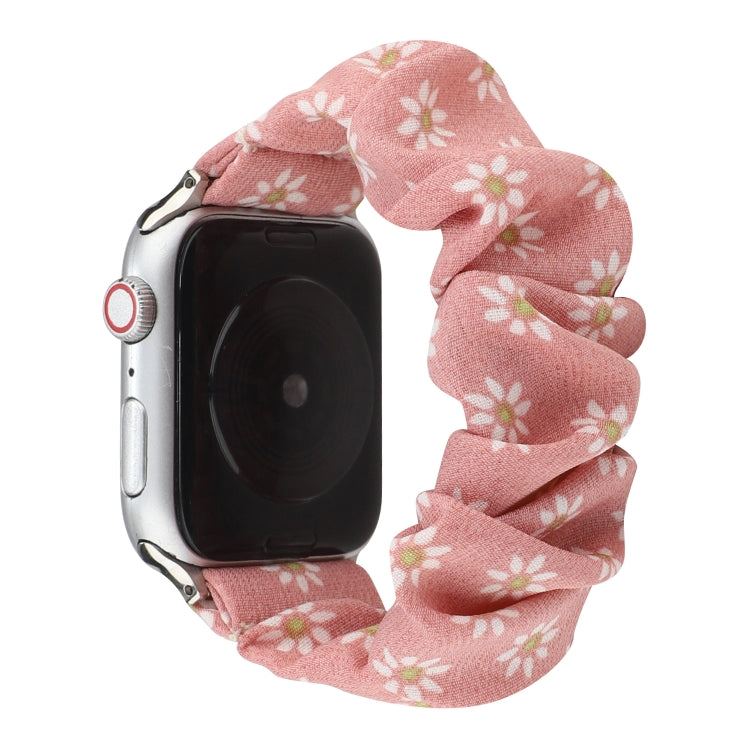 Fabric Hair Ring Watch Band For Apple Watch Series 9&8&7 41mm / SE 3&SE 2&6&SE&5&4 40mm / 3&2&1 38mm(7) by buy2fix