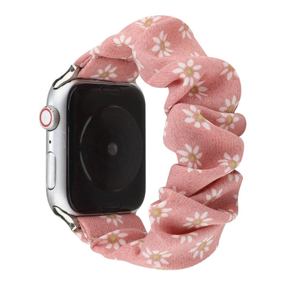 Fabric Hair Ring Watch Band For Apple Watch Series 9&8&7 41mm / SE 3&SE 2&6&SE&5&4 40mm / 3&2&1 38mm(7) by buy2fix