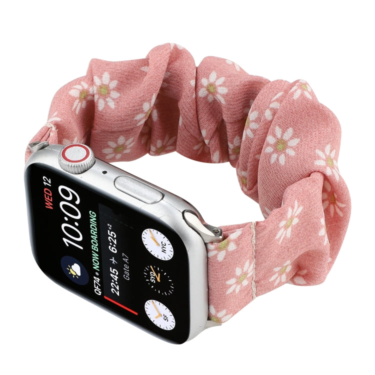 Fabric Hair Ring Watch Band For Apple Watch Series 9&8&7 41mm / SE 3&SE 2&6&SE&5&4 40mm / 3&2&1 38mm(7) by buy2fix