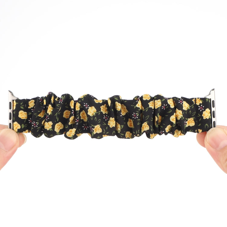 Fabric Hair Ring Watch Band For Apple Watch Series 9&8&7 41mm / SE 3&SE 2&6&SE&5&4 40mm / 3&2&1 38mm(9) by buy2fix