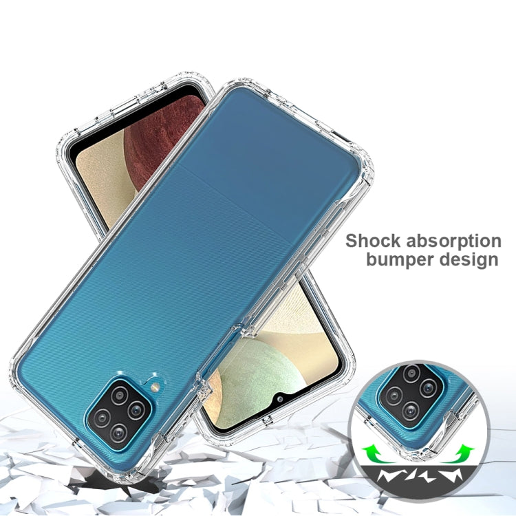 For Samsung Galaxy A12 Shockproof Highly Transparent PC+TPU Protective Case by buy2fix