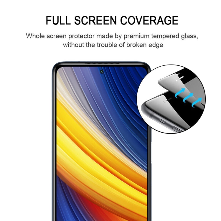 For Xiaomi Poco X3 Pro Full Glue Full Screen Tempered Glass Film -  by buy2fix | Online Shopping UK | buy2fix