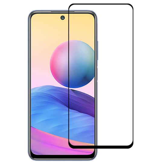 For Xiaomi Redmi Note 10 5G / Poco M3 Pro 5G Full Glue Full Screen Tempered Glass Film