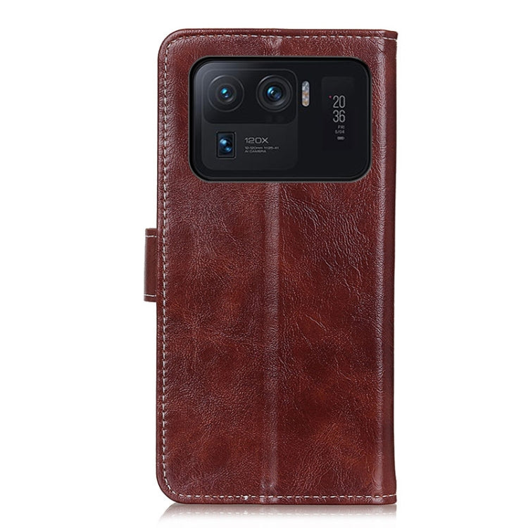 For Xiaomi Mi 11 Ultra Retro Crazy Horse Texture Horizontal Flip Leather Case with Holder & Card Slots & Photo Frame & Wallet(Brown) by buy2fix