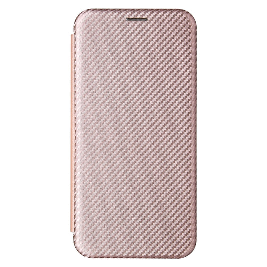 For Xiaomi Redmi Note 10 Pro Carbon Fiber Texture Horizontal Flip TPU + PC + PU Leather Case with Card Slot(Pink) by buy2fix