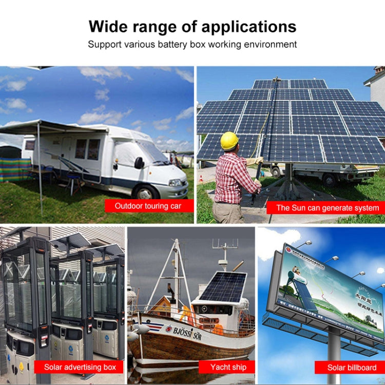 MPPT Solar Controller 12V / 24V / 48V Automatic Identification Charging Controller with Dual USB Output, Model:60A - Consumer Electronics by buy2fix | Online Shopping UK | buy2fix