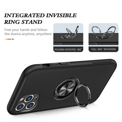 For iPhone 11 Pro Max Magnetic Ring Kickstand Shockproof Phone Case (Black) by buy2fix
