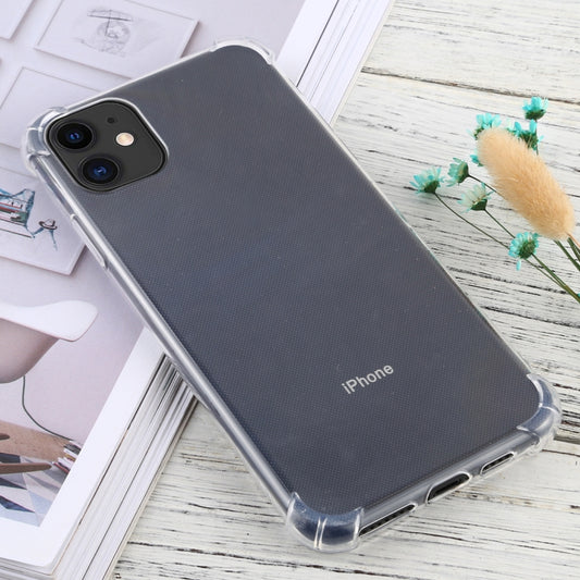 For iPhone 11 Four-Corner Anti-Drop Ultra-Thin TPU Case(Transparent) by buy2fix