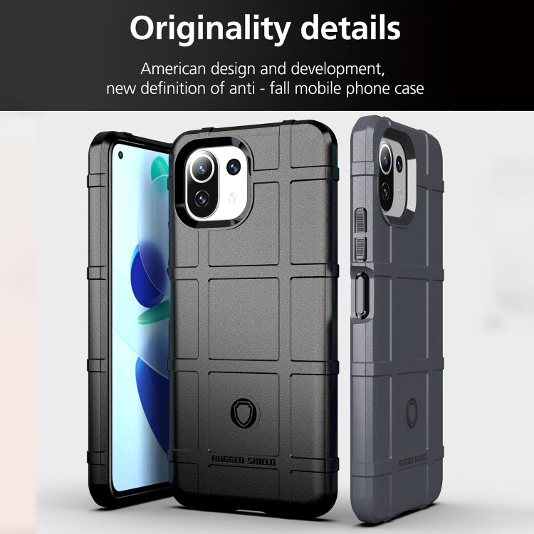 For Xiaomi Mi 11 Lite Full Coverage Shockproof TPU Case(Blue) by buy2fix